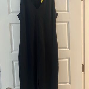 love...ady Black Sleeveless Maxi Dress